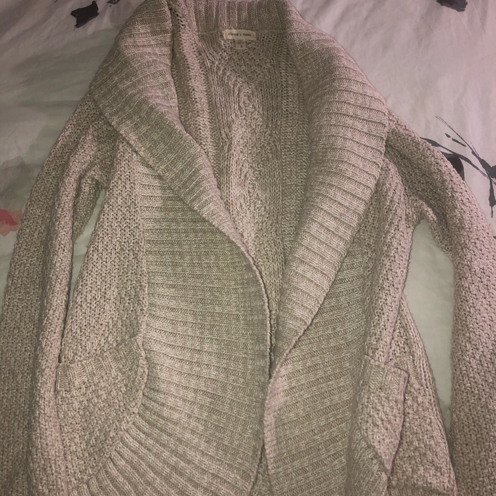 Cream Beige Cardigan